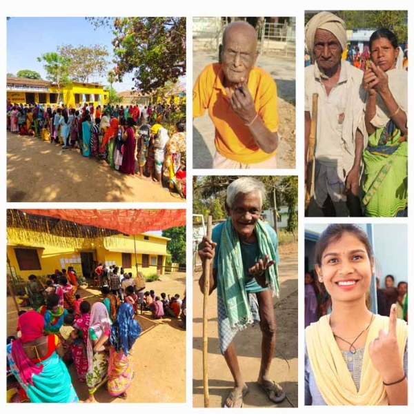 Naxalite-affected areas record high voter turnout in phase 3