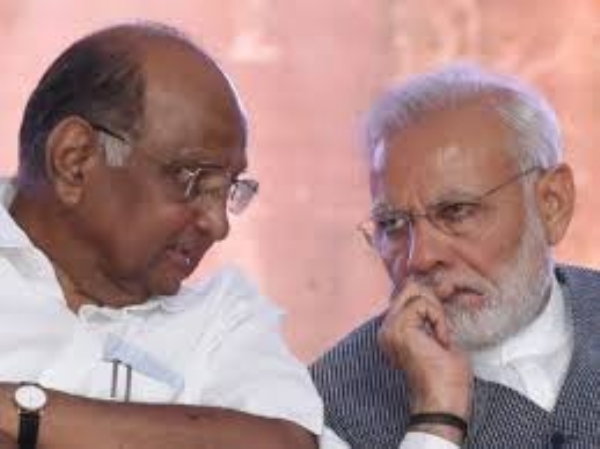 PM Modi Helps NCP Chief Sharad Pawar to Sit, Offers Him Water, Video Viral