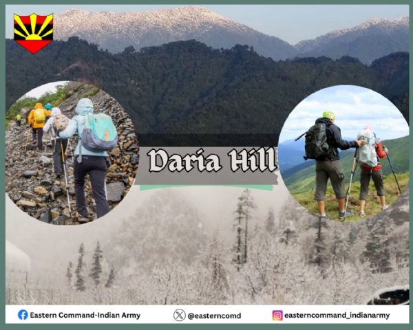 Daria Hill in Arunachal Pradesh receives snowfall after 34-years