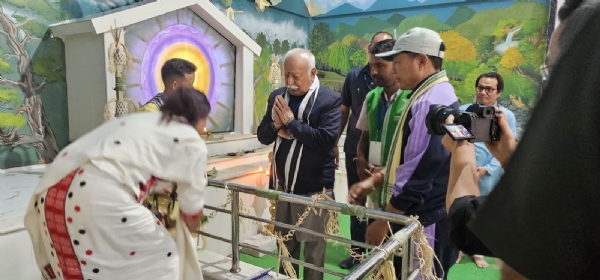 RSS Chief Dr. Mohan Bhagwat Visits Donyi Polo Nyedar Namlo in Naharlagun