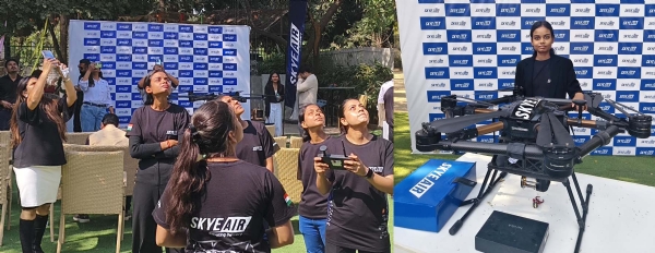 Country’s first female drone pilot team launch in Gurugram