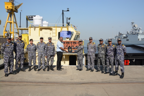 Delivery of Eighth Missile cum Ammunition(MCA),Barge,LSAM 11(yard 79)