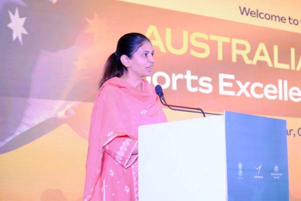 Raksha Khadse Graces Australia India Sports Excellence Forum in Gujarat