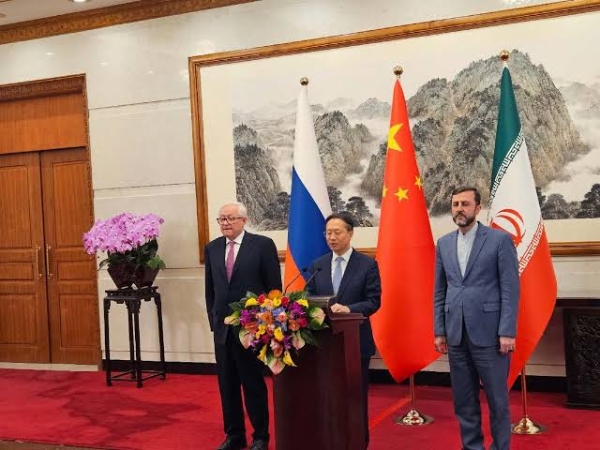 Iran, Russia, China discuss nuclear programme in Beijing