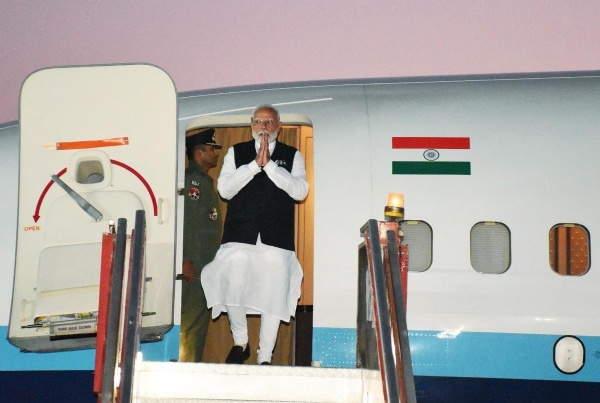 PM Modi arrives in Jamnagar on 3-day Gujarat visit