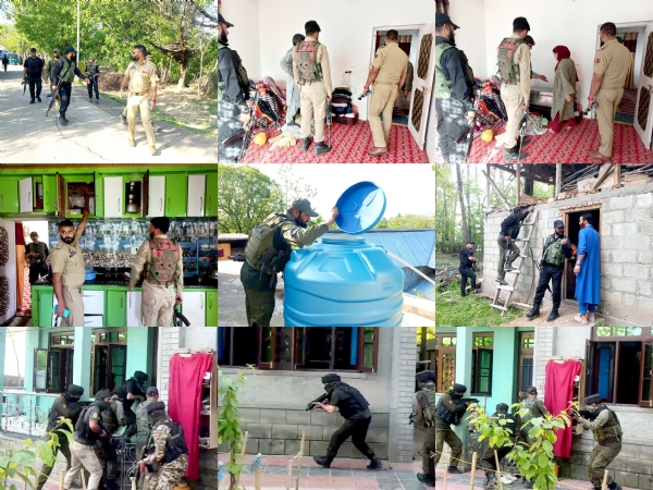 Kulgam Police Conduct raids at Multiple Locations Following Pahalgam Terror Attack