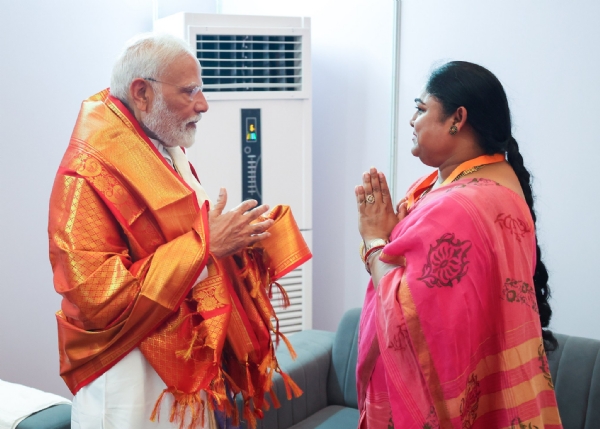 Olympic medalist and noted athlete, Karnam Malleswari meets PM Modi