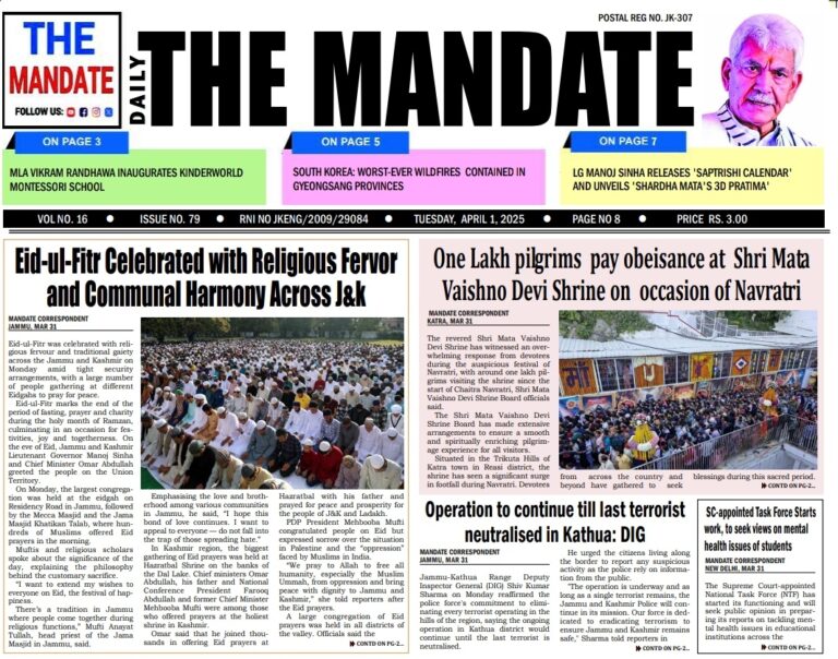 THE MANDATE 1/4/2025