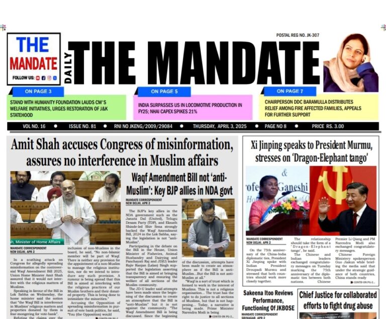 The Mandate 3/4/2025