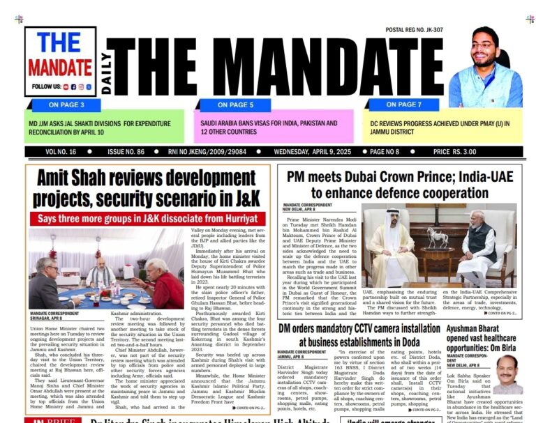 The Mandate 9/4/2025