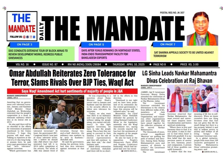 The Mandate 10/4/2025