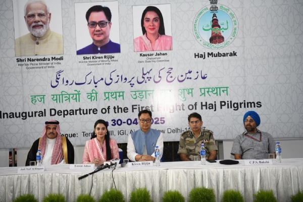 First Hajj flight departs, carrying 399 pilgrims from Delhi airport