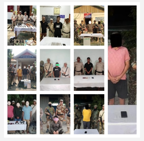 Extortion crackdown in Manipur: Arms seized, 13 arrests