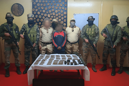 22 militants arrested, six arms recovered in separate operations in Manipur