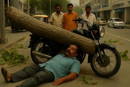 After biker dies in tree collapse in Kalkaji, CM Gupta orders citywide pruning drive