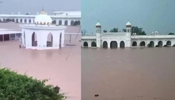Pakistan Floods Ravage Punjab; Historic Kartarpur Sahib Submerged, Two Dams Blown Open