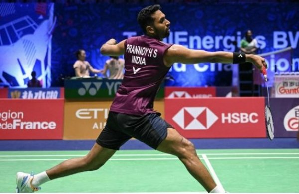 BWF World Championships 2025: HS Prannoy Crashes Out in Second Round After Thrilling Battle