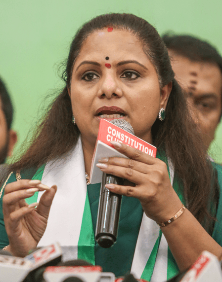 Congress, BJP say Kavitha’s suspension result of dispute over sharing of corruption money