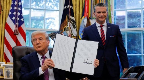 Trump Revives ‘Department of War’ in Controversial Pentagon Rebrand