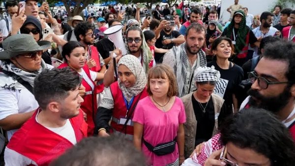 Greta Thunberg’s Gaza Flotilla Ignites Hope as Thousands Rally in Tunisia