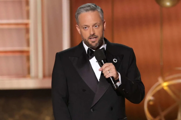 Emmy Awards Open With Twist: Host Nate Bargatze Ties Speech Times to $100,000 Charity Donation