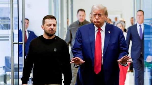 Ahead of Zelensky Meeting, Trump Voices Hesitation on Arming Kyiv with Tomahawk Missiles