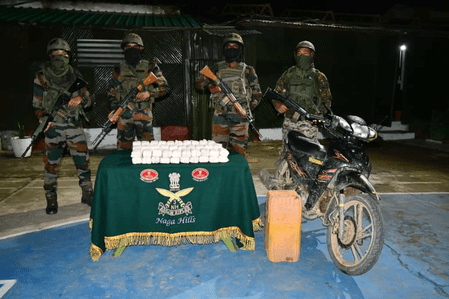 Manipur: Four militants arrested; arms, IEDs, drugs seized