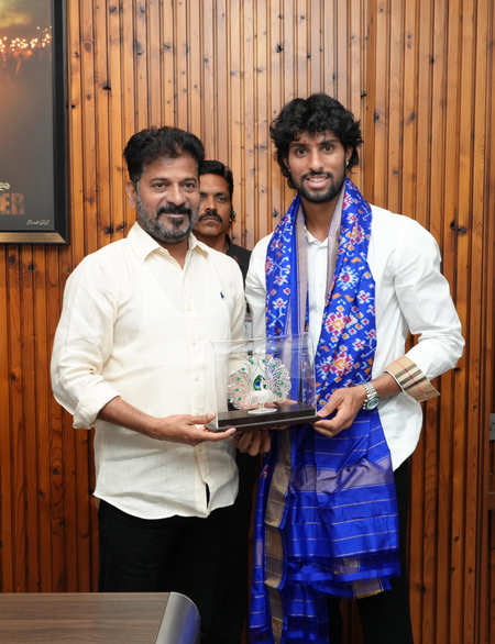 Cricketer Tilak Varma calls on Telangana CM Revanth Reddy