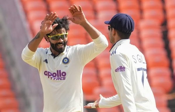 India Sets Massive Target with Gill’s Ton and Jadeja’s Wickets