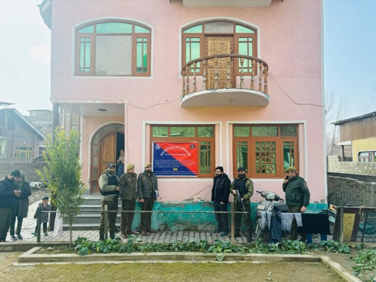 Police Attach ₹3 Crore Worth Properties of Drug Peddler in Srinagar – Kashmir Observer