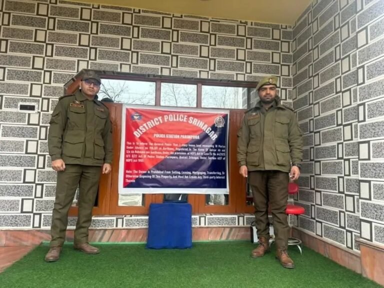2 houses worth Rs 1 Crore linked to drug peddler attached In Srinagar