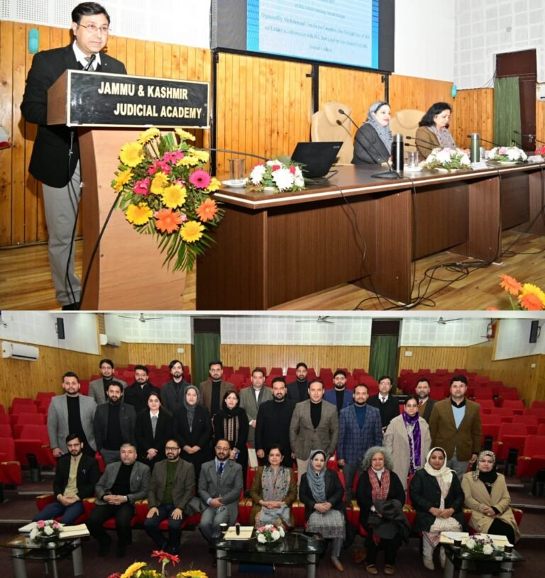 High Court of J&K, Ladakh holds Interactive Roleplay Mediation Training Programmes