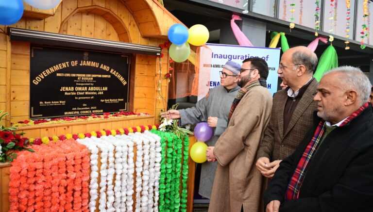 CM Omar Abdullah inaugurates projects worth ₹75 Cr in Budgam Also lays foundation for ₹22-cr Lasjan–Kadlabal road upgrade and Sukhnag steel-girder Bridge at Beerwah