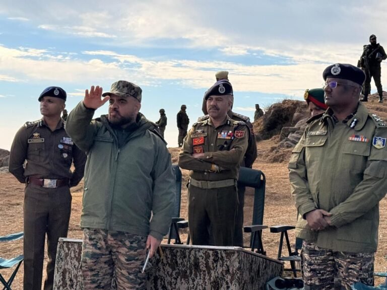 DGP Nalin Prabhat reviews security, ongoing operations during visit to Udhampur