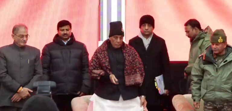 Raksha Mantri Rajnath Singh dedicates BRO’s 22 vital infrastructure projects for J&K