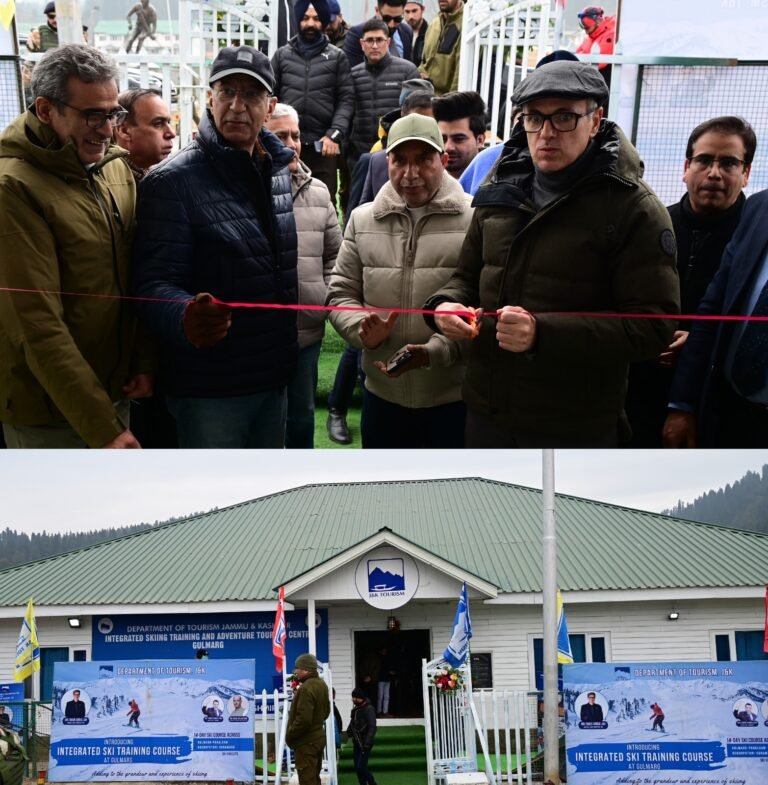 CM Omar Abdullah unveils curtain raiser of 17th Adventure Tourism Convention at Gulmarg Pitches technology-led revival of adventure tourism in J&K