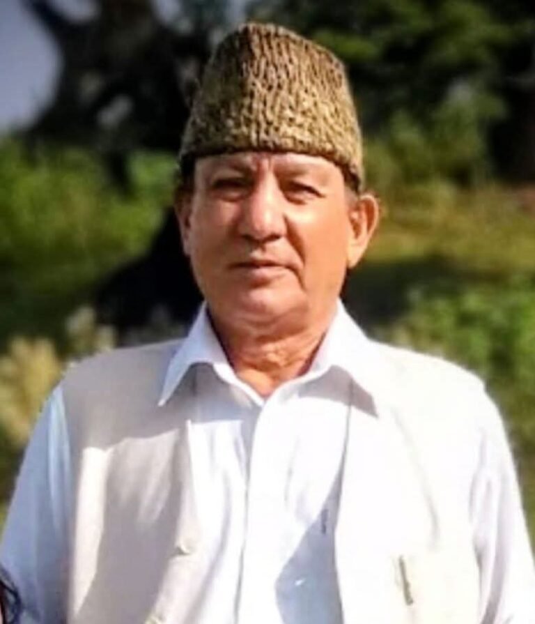 Renowned Social Figure of Tangmarg, Sheikh Ghulam Mohi-ud-Din, Passes Away