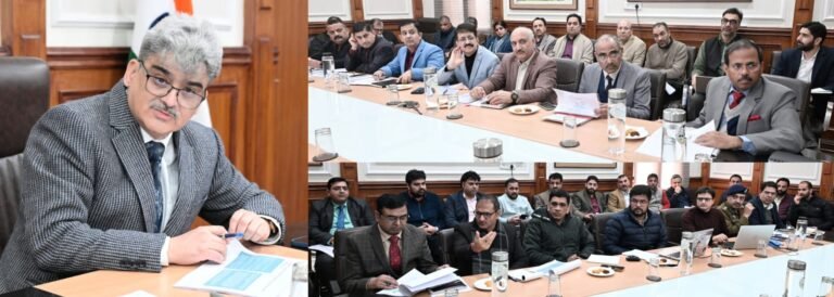 Chief Secy reviews mining reforms, revenue mobilisation and technology-driven enforcement in J&K