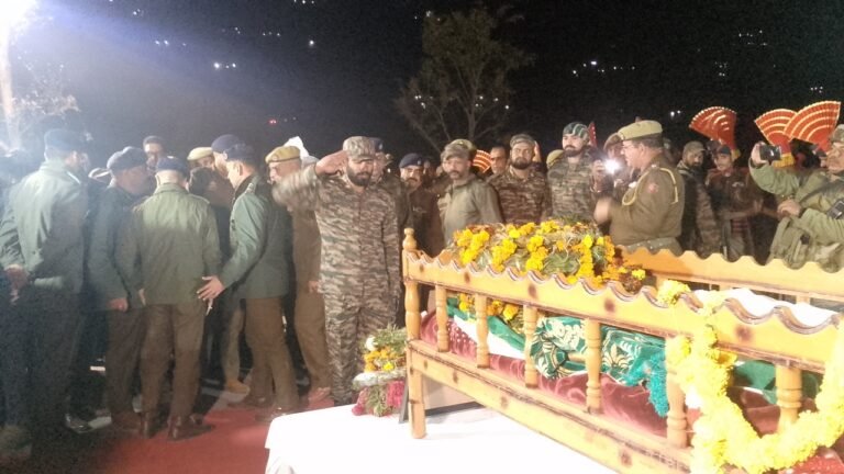 Amjid Pathan laid to rest with full State Honours in Poonch