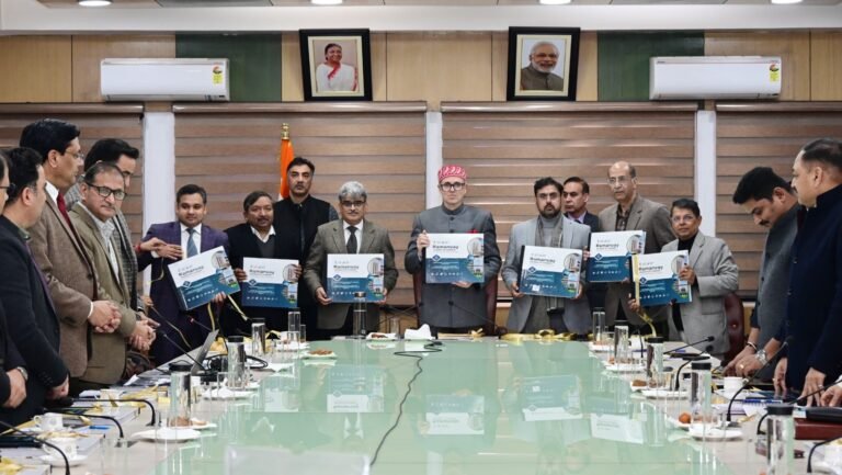 CM Omar Abdullah releases ‘Samnvay’, coffee-table book chronicling J&K’s digital transformation