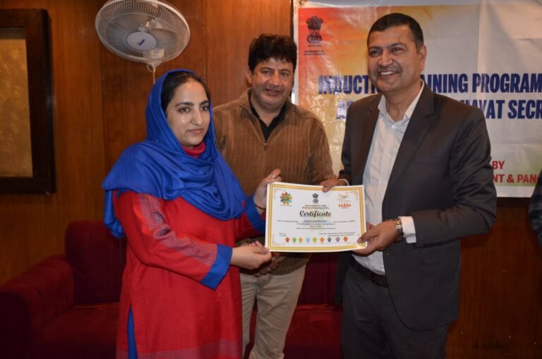 Panchayat Secretaries key to grassroots governance: Director PR 28-day training and exposure programme for Panchayat Secretaries concludes in Jammu