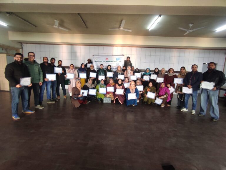 CGWC, NHM organize three-day training on adolescent mental health in Kashmir