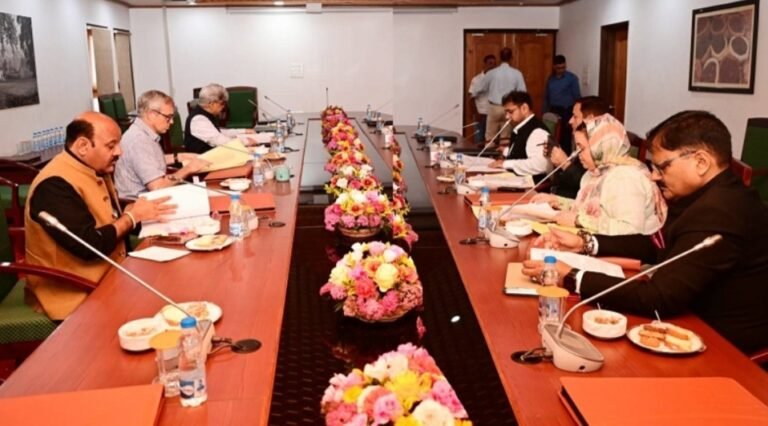 CM Omar Abdullah chairs Cabinet meeting