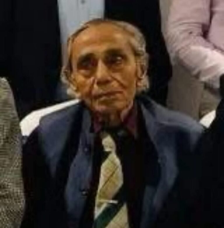 Veteran Dr. Hamid Durrani passes away at 93