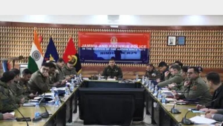 IGP Kashmir chairs annual crime review meeting of Kashmir zone at PCR Kashmir