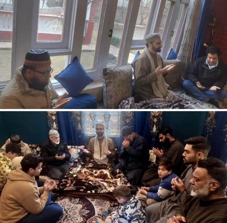 Mirwaiz Umar Farooq offers condolences to families of Abdul Ahad Farhad and Ghulam Nabi Aga