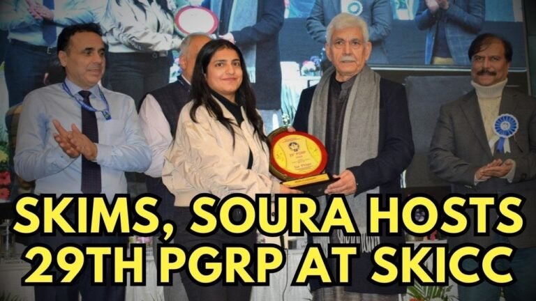 Video: SKIMS, Soura Hosts 29th PGRP At SKICC