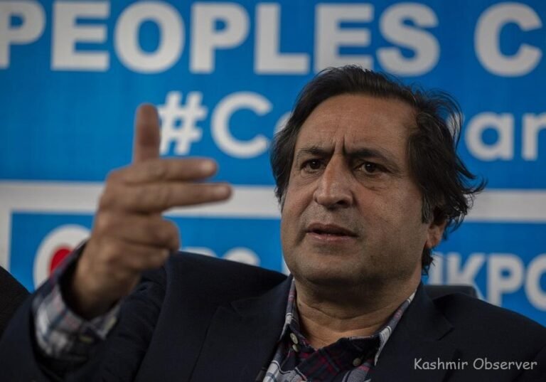 Sajad Lone Slams CM Omar Over JKPSC Age-Relaxation Issue – Kashmir Observer
