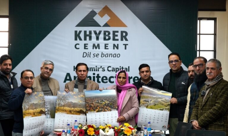 Khyber Cement unveils 2026 calendar highlighting Kashmir’s rich architectural heritage