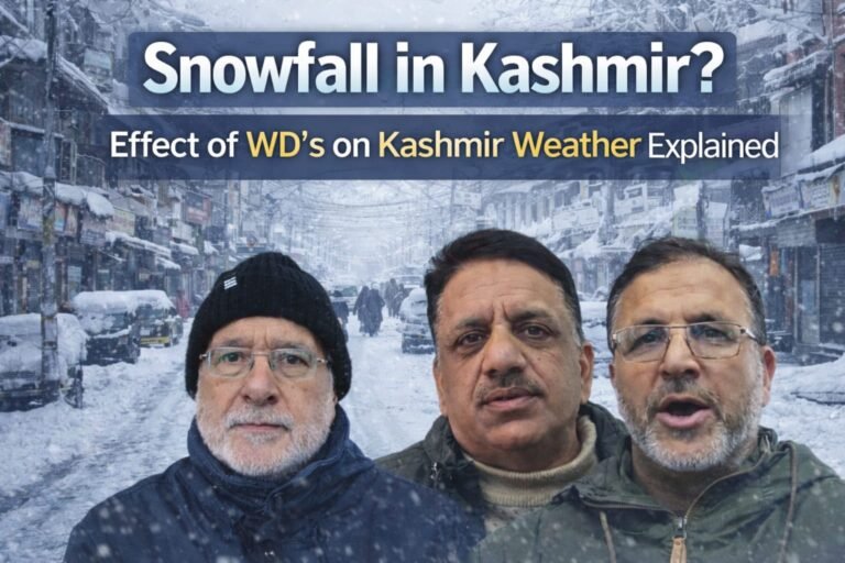 Video- Snowfall in Kashmir?: Weather Experts Explain How WD’s Effect Kashmir Weather Patters